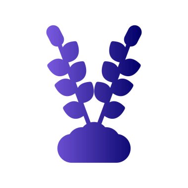 Lavanta. Web simgesi basit tasarım