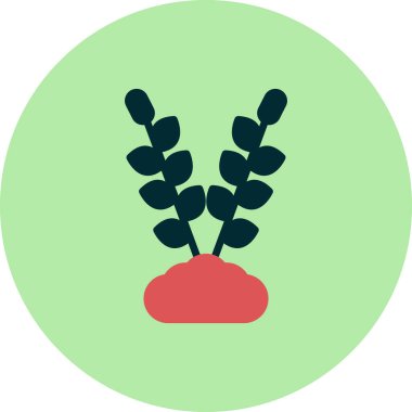 Lavanta. Web simgesi basit tasarım