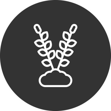 Lavanta. Web simgesi basit tasarım