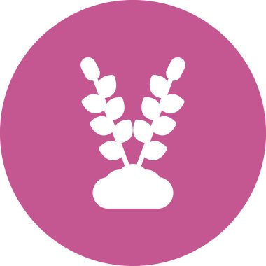 Lavanta. Web simgesi basit tasarım