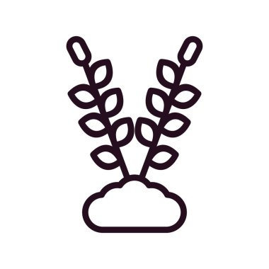 Lavanta. Web simgesi basit tasarım