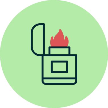 Daha hafif doğrusal simgenin vektör çizimi 