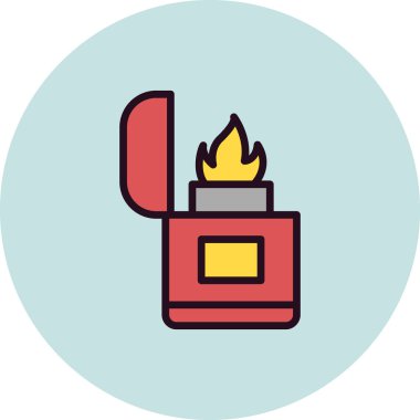 Daha hafif doğrusal simgenin vektör çizimi 