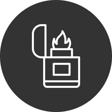 Daha hafif doğrusal simgenin vektör çizimi 