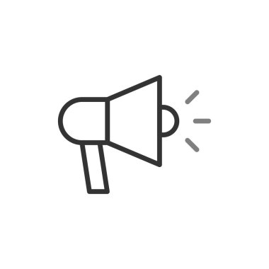 Megafon modern vektör simgesi