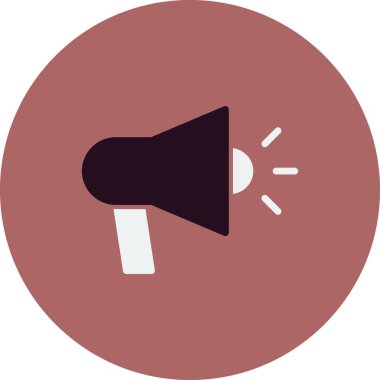 Megafon modern vektör simgesi