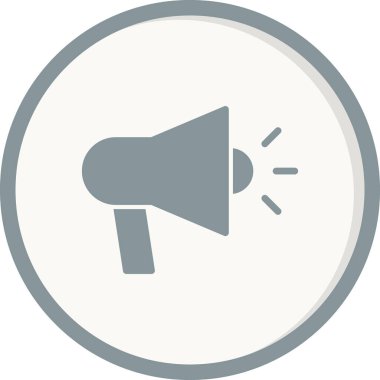 Megafon modern vektör simgesi