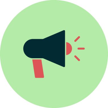 Megafon modern vektör simgesi