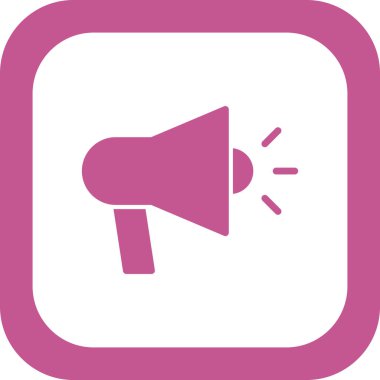 Megafon modern vektör simgesi