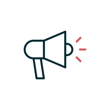 Megafon modern vektör simgesi