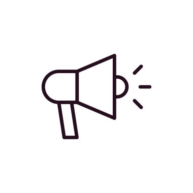 Megafon modern vektör simgesi