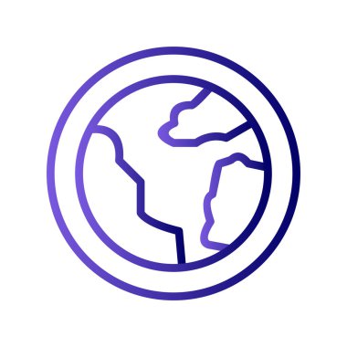 Toprak. Web simgesi basit illüstrasyon