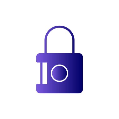 asma kilit ikon vektör çizimi