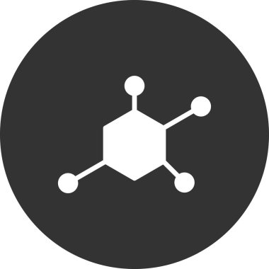 Molekül simgesi vektör illüstrasyonu