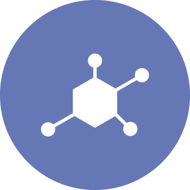Molekül simgesi vektör illüstrasyonu