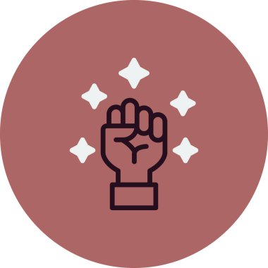 Motivasyon web simgesi, vektör