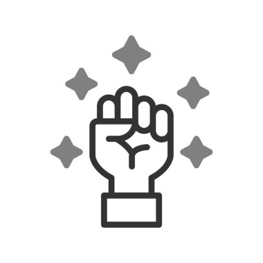 Motivasyon web simgesi, vektör