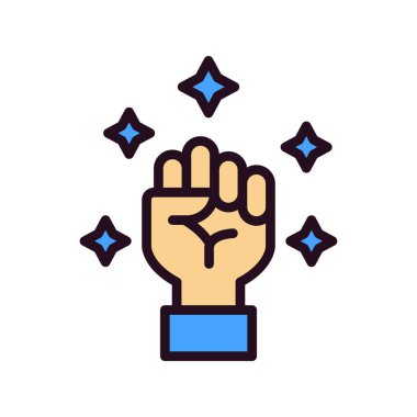 Motivasyon web simgesi, vektör