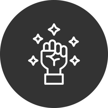 Motivasyon web simgesi, vektör