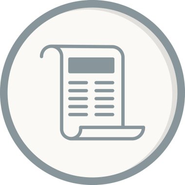 Kişisel ve ticari kullanım için gazete illüstrasyon simgesi