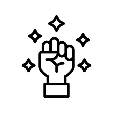 Motivasyon web simgesi, vektör