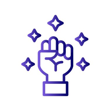 Motivasyon web simgesi, vektör