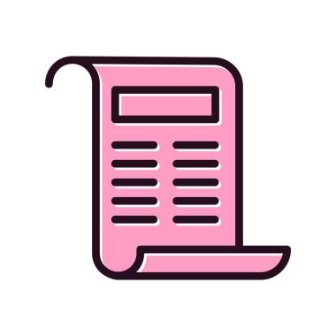 Kişisel ve ticari kullanım için gazete illüstrasyon simgesi