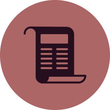 Kişisel ve ticari kullanım için gazete illüstrasyon simgesi