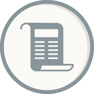 Kişisel ve ticari kullanım için gazete illüstrasyon simgesi