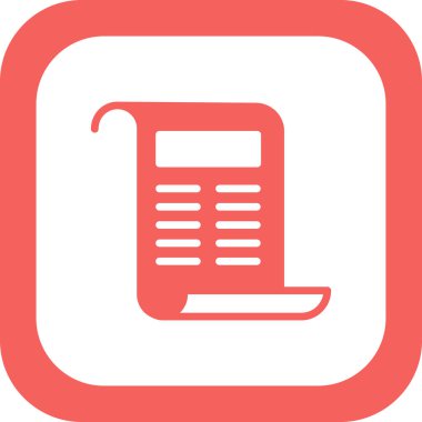 Kişisel ve ticari kullanım için gazete illüstrasyon simgesi