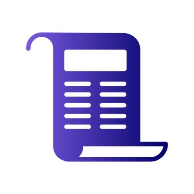 Kişisel ve ticari kullanım için gazete illüstrasyon simgesi