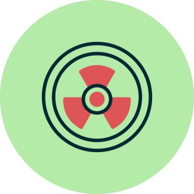 Pervane. Web simgesi basit tasarım