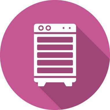 Modern Oda Soğutucu simgesinin vektör çizimi