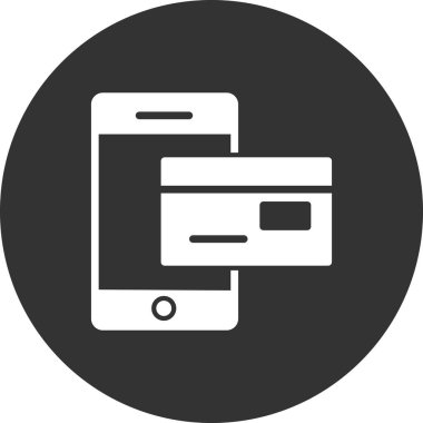 çevrimiçi ödeme vektörü simgesi