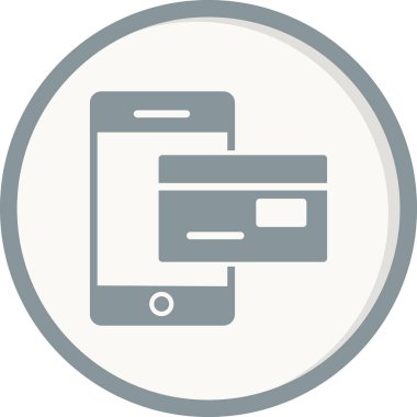 çevrimiçi ödeme vektörü simgesi