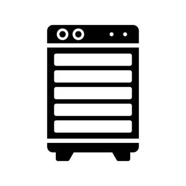 Modern Oda Soğutucu simgesinin vektör çizimi
