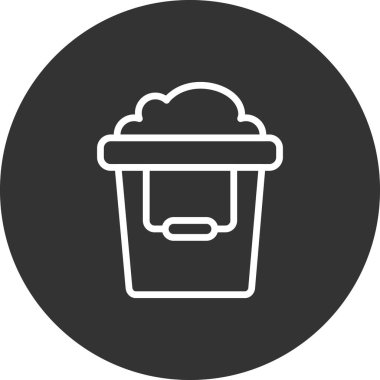 kum kova kutsal kişilerin resmi, vektör çizim