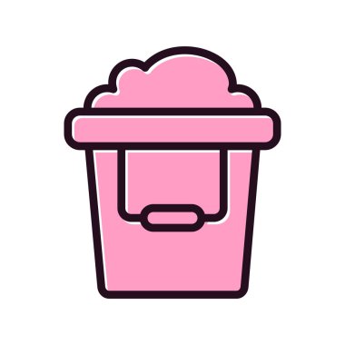 kum kova kutsal kişilerin resmi, vektör çizim