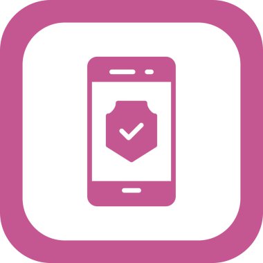 akıllı telefon simgesi vektör illüstrasyonu