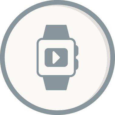 smartwatch simgesi, vektör illüstrasyonu