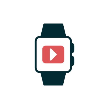 smartwatch simgesi, vektör illüstrasyonu