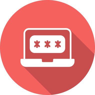 parola simgesi, vektör çizimi