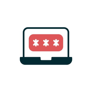 parola simgesi, vektör çizimi