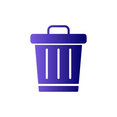 vektör çizim çöp tenekesi