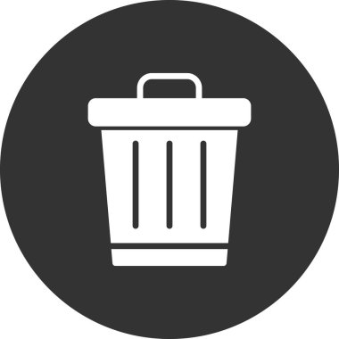 vektör çizim çöp tenekesi