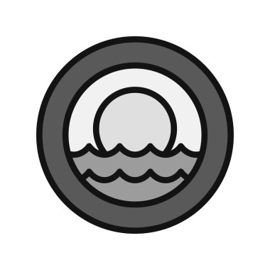 Lomboz. Web simgesi basit illüstrasyon 