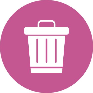 vektör çizim çöp tenekesi