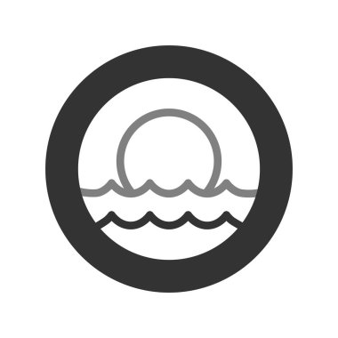 Lomboz. Web simgesi basit illüstrasyon 