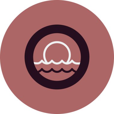 Lomboz. Web simgesi basit illüstrasyon 