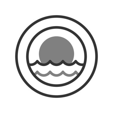 Lomboz. Web simgesi basit illüstrasyon 